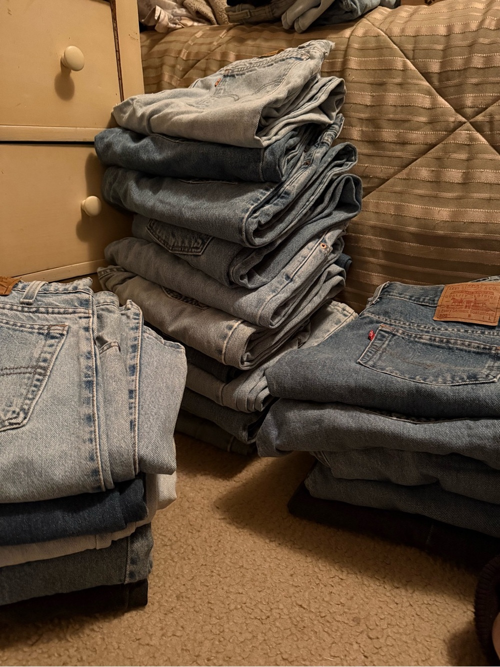 Levi's Light Blue Relaxed Fit Denim Jeans